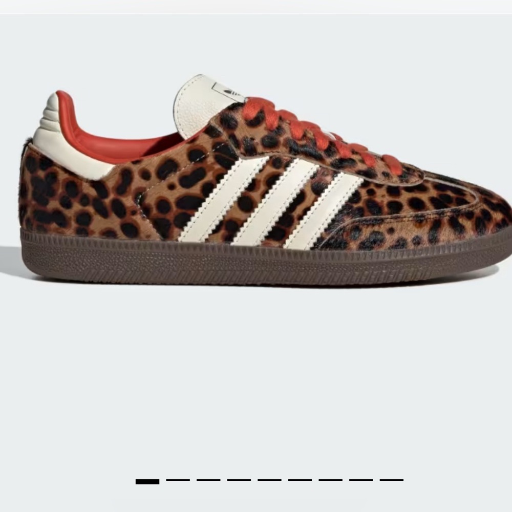 Adidas Samba OG Preloved Red Leopard JI2734 Women's Sneakers Cheetah Pack